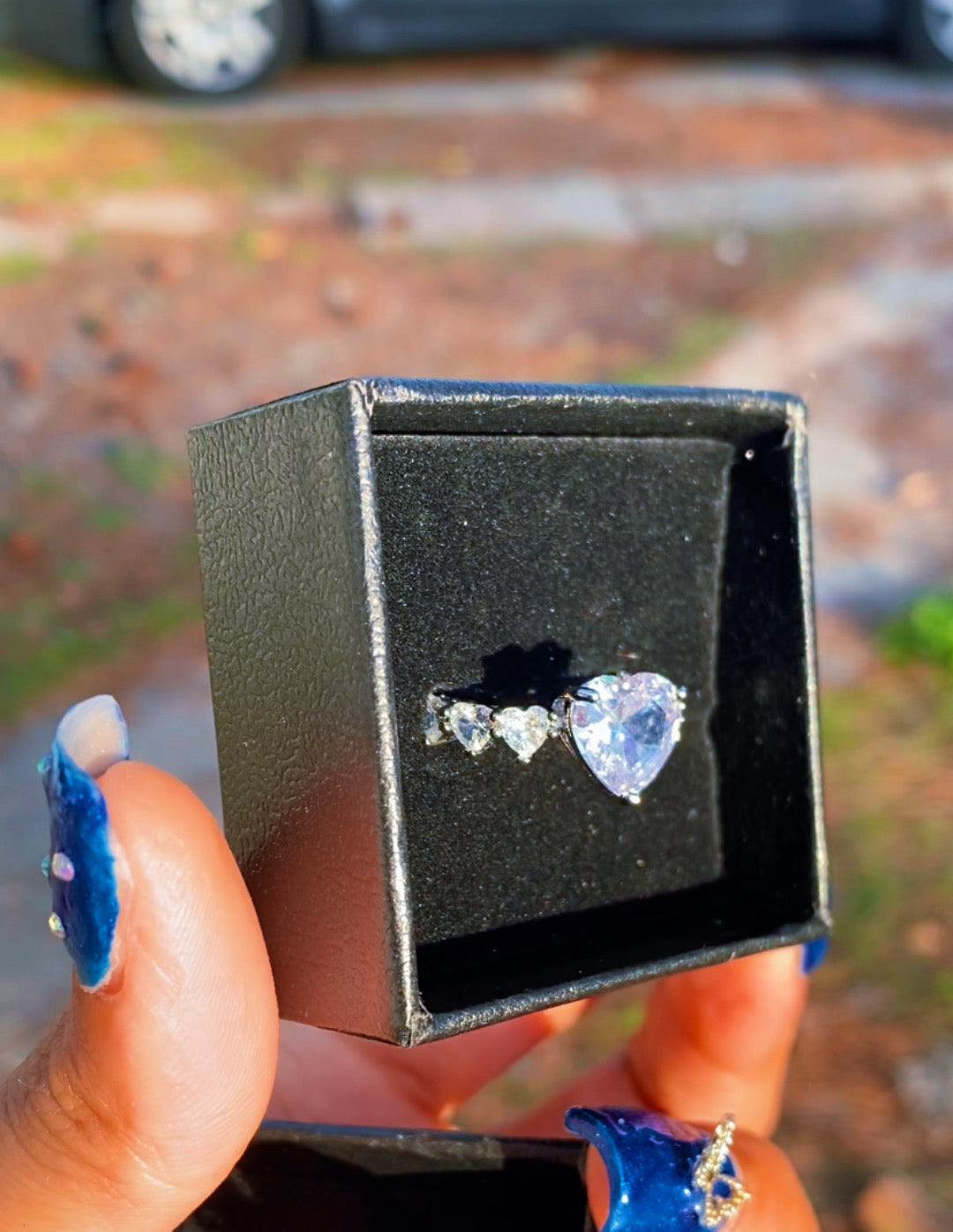 Icy Heart Radiance Ring