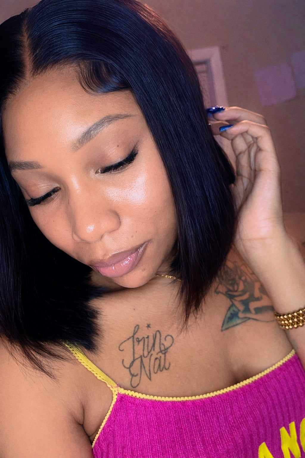 Luxury Raw Hair Bob Wig β 5x5 HD Lace (Glueless)