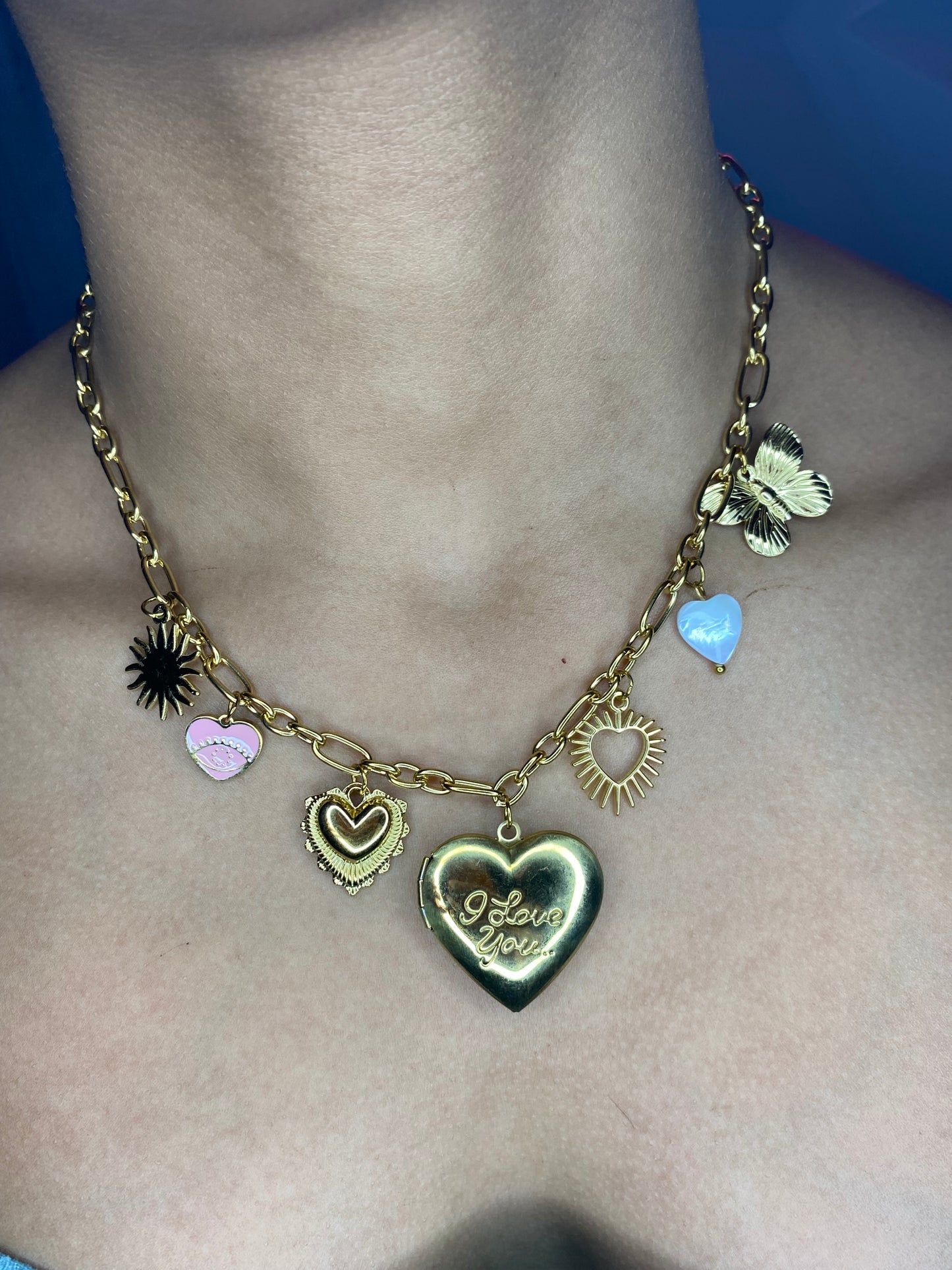 Cherish charm necklace