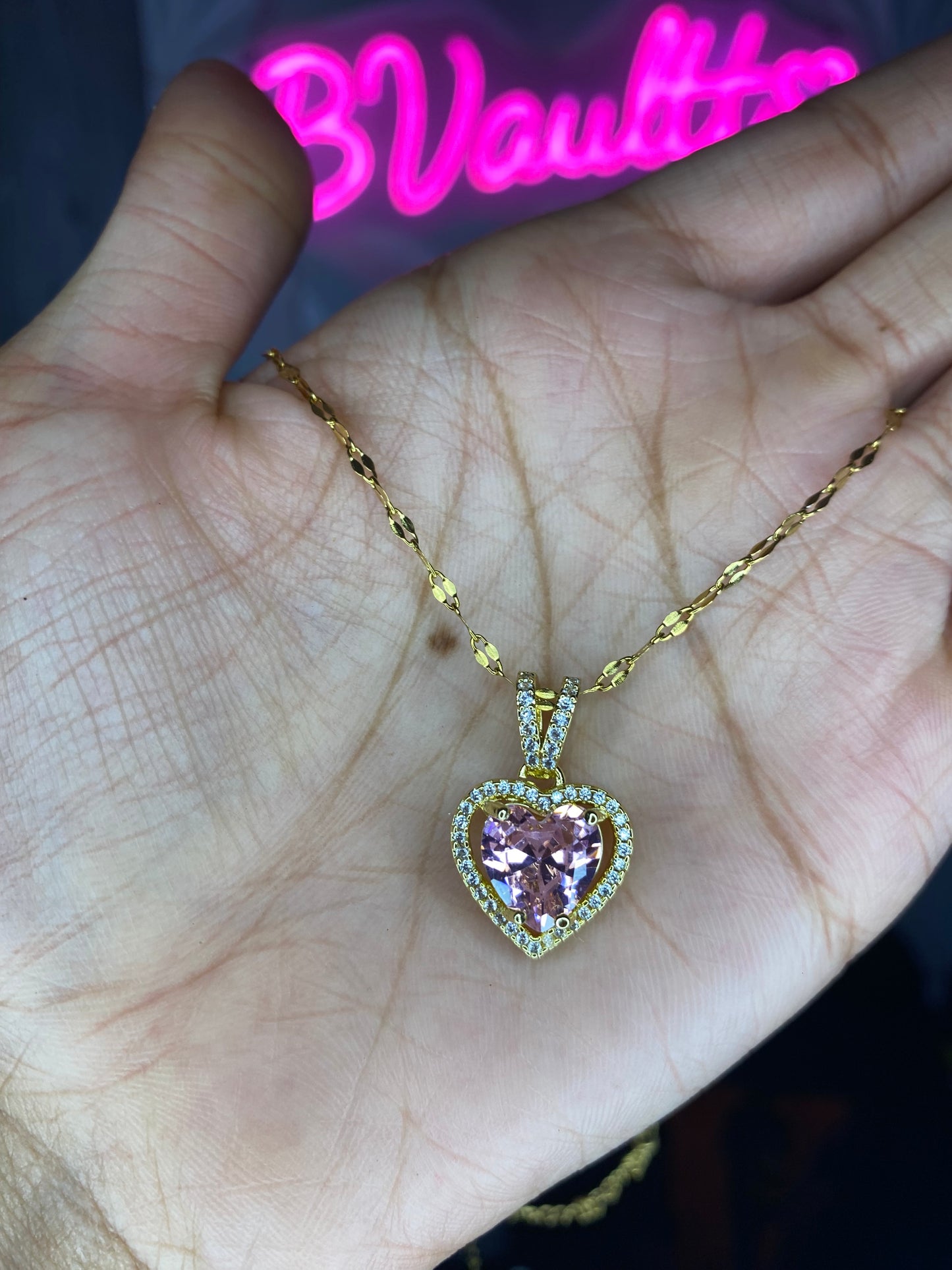 Blush Heart Luxe Necklace