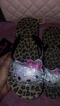 Y2K Hello Kitty Rhinestone Flip Flops 🎀✨