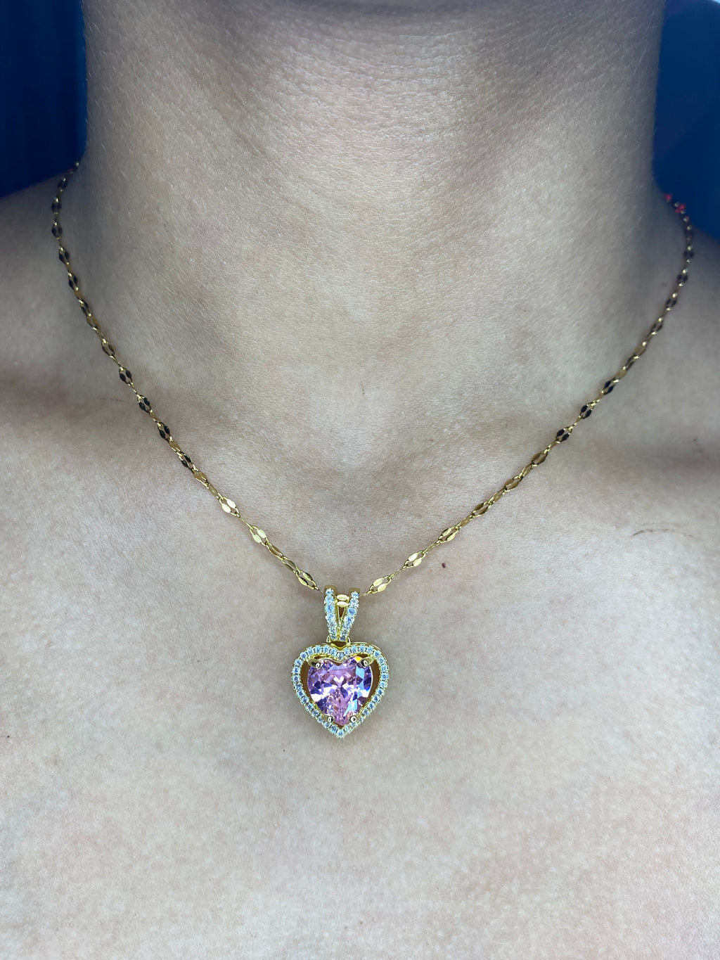 Blush Heart Luxe Necklace