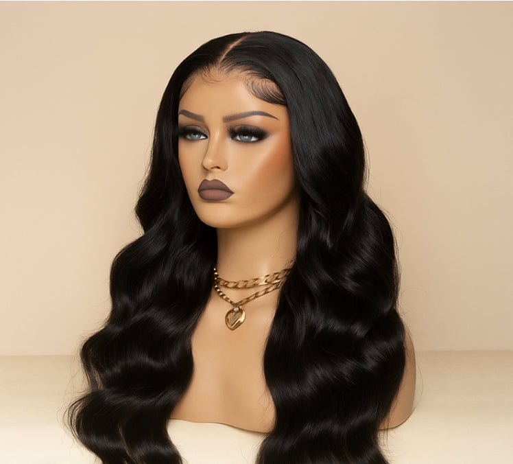 Lovely Ready-To-Wear Body Wave HD 5x5 Lace Wig – Pre-Plucked, Bleached Knots | 100% Human Hair