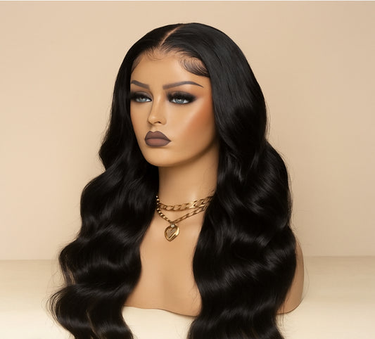 Lovely Ready-To-Wear Body Wave HD 5x5 Lace Wig – Pre-Plucked, Bleached Knots | 100% Human Hair