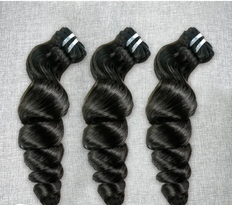 Raw loose wave bundle