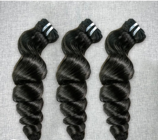 Raw loose wave bundle