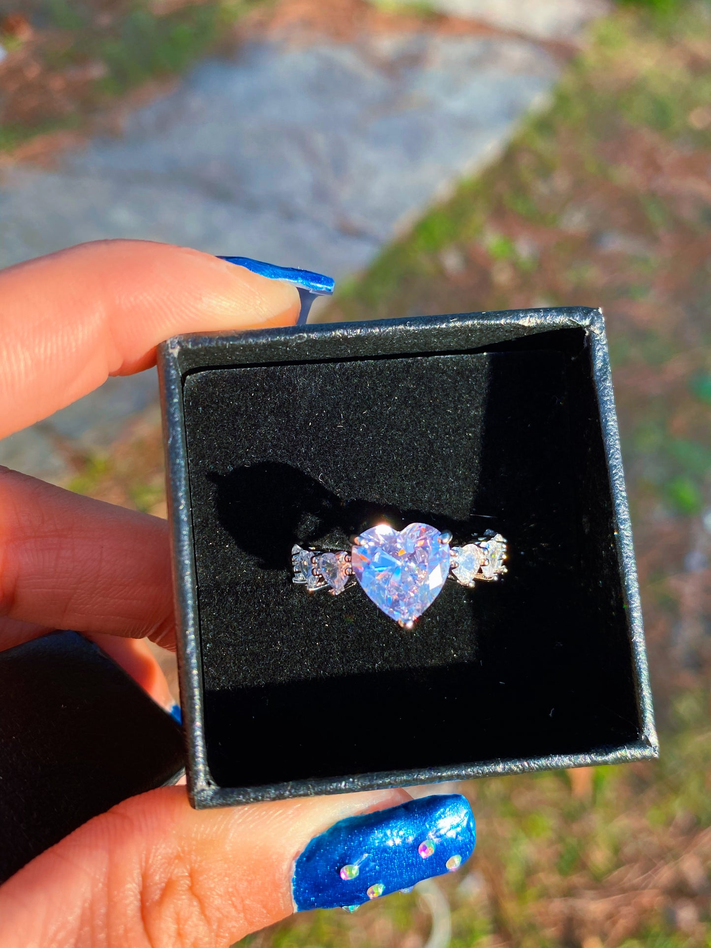 Icy Heart Radiance Ring
