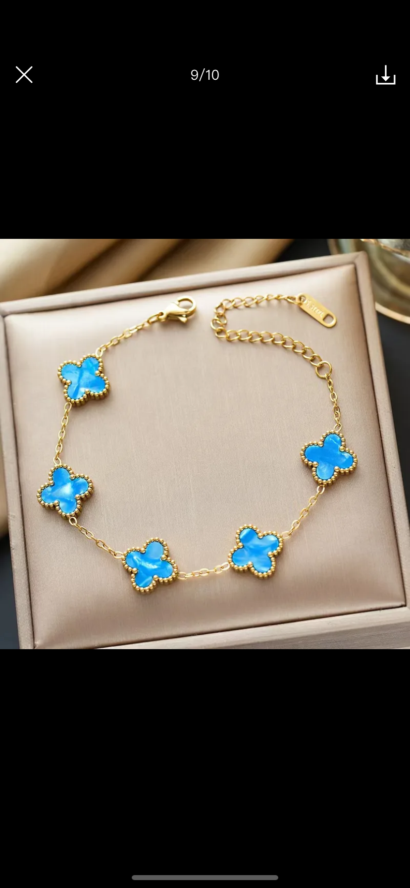 Blue Clover Radiance Bracelet