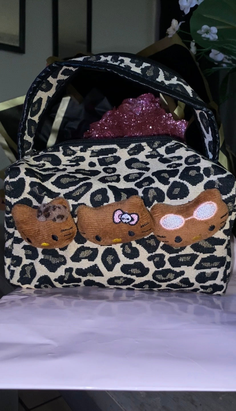Cheetah kitty bag