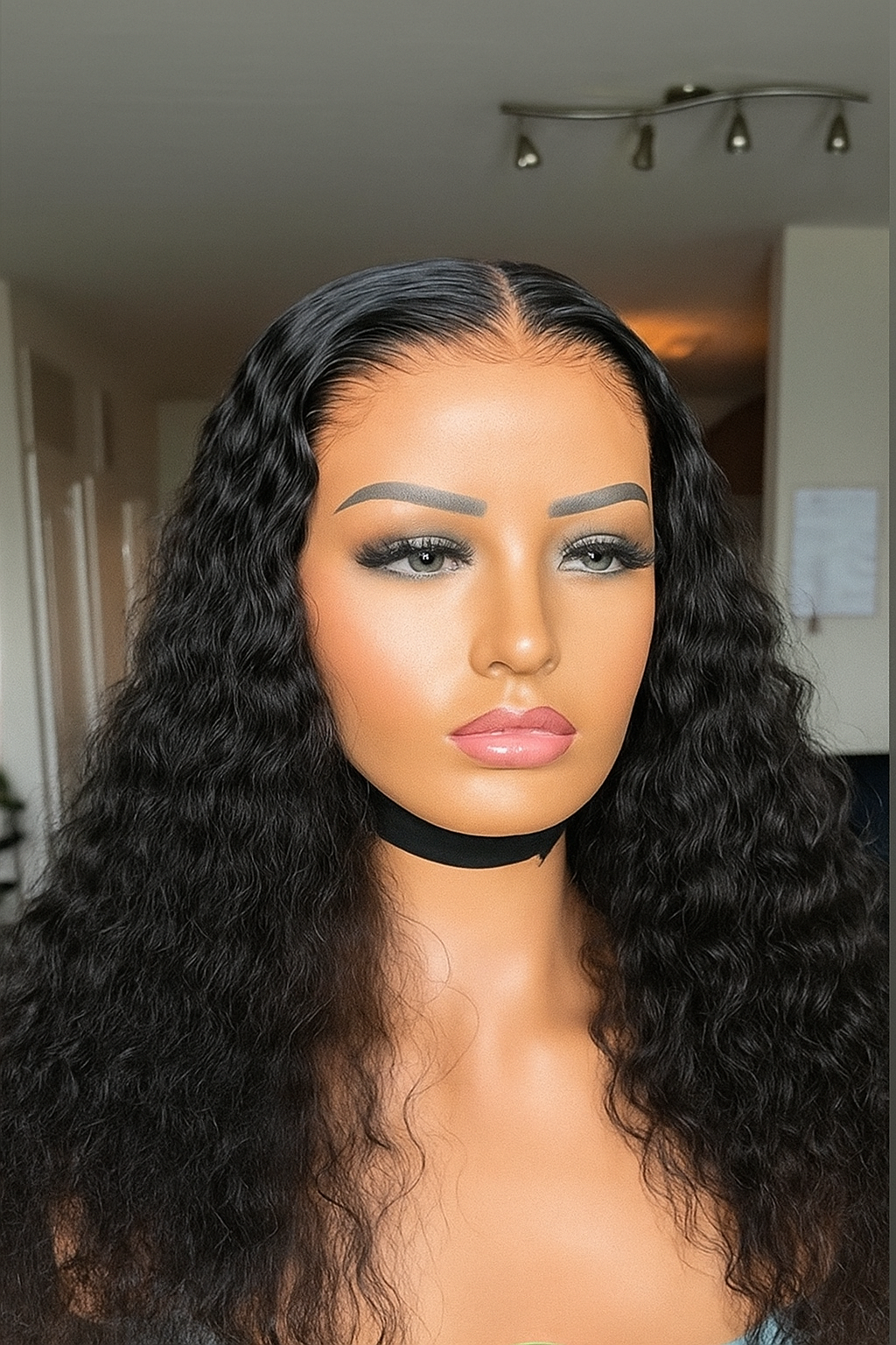 Lovely Pineapple Wave HD 5x5 Lace Wig – Pre-Plucked, Bleached Knots | 100% Human Hair