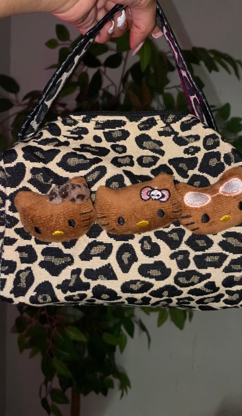 Cheetah kitty bag