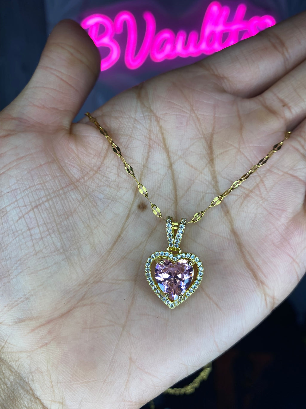 Blush Heart Luxe Necklace